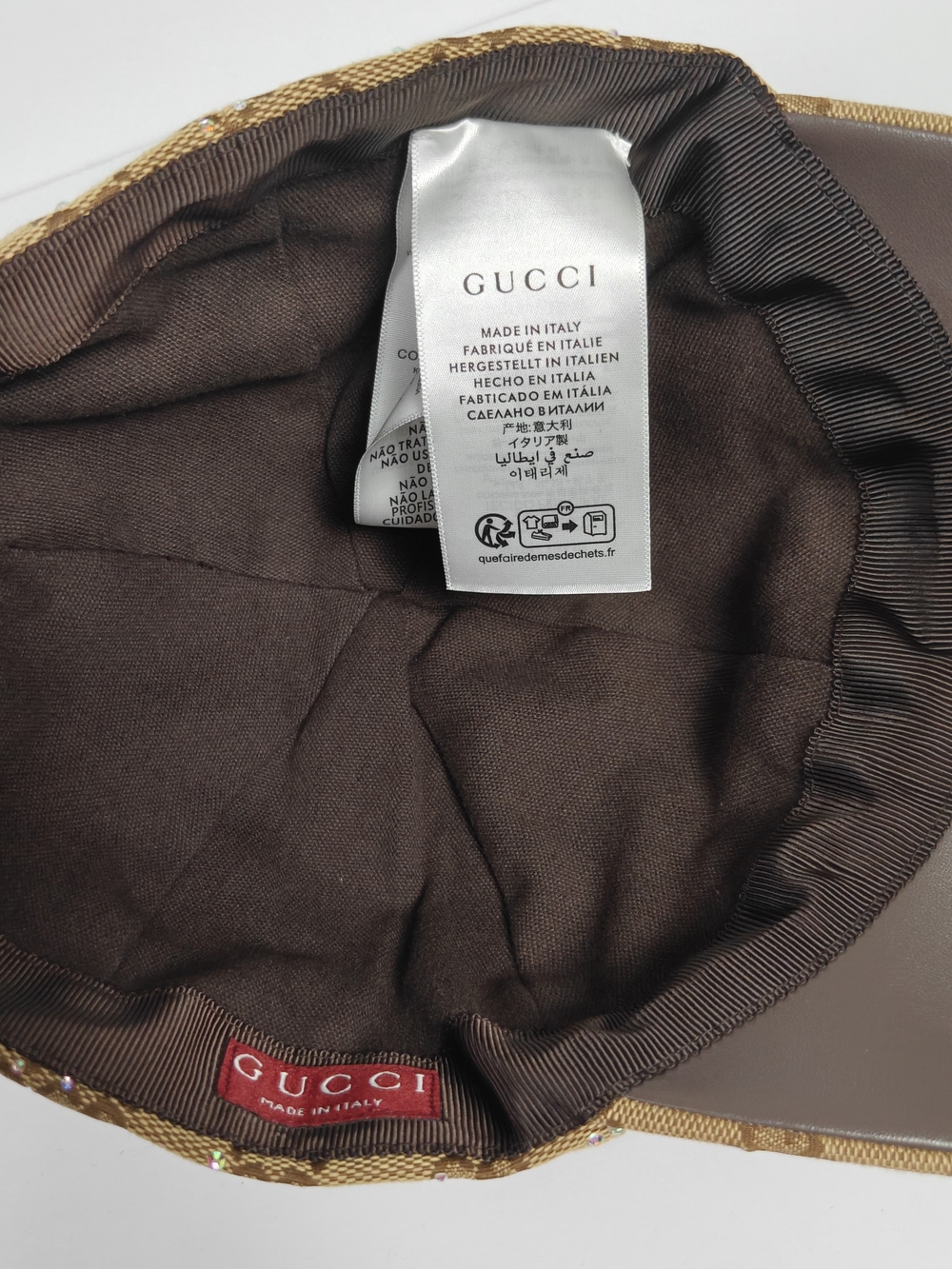 Gucci GG canvas baseball hat with crystals - Picture 6 of 7